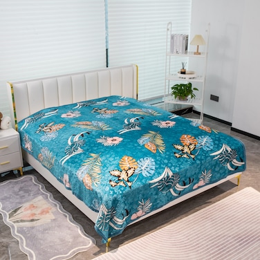 STARGOLD Single Ply Premium Cloudy Blanket 100% Polyester SPUN YARN Polyester, Suitable Winter And Rainy Season 155X210CM 5LB