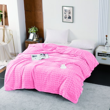 ستارجولد بطانية رويال فاخرة مزدوجة الطبقات 100% بوليستر مناسبة للشتاء وموسم الأمطار 160×220 سم 7 رطل