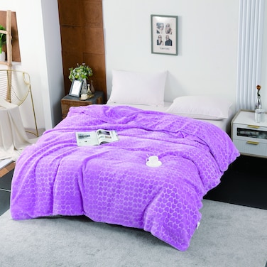 ستارجولد بطانية رويال فاخرة مزدوجة الطبقات 100% بوليستر مناسبة للشتاء وموسم الأمطار 160×220 سم 7 رطل