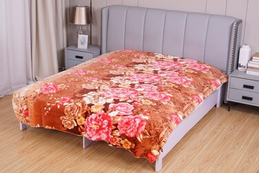 STARGOLD Single Ply Blanket Koria Quality Luxury Cloudy  Super Soft Blanket 100% Polyester Suitable Winter And Rainy Season 220X240CM Two Side 2 Colors