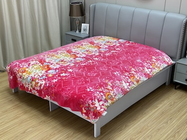 ستارجولد بطانية طبقة واحدة جودة كوريا بطانية فاخرة غائمة فائقة النعومة 100% بوليستر مناسبة للشتاء وموسم الأمطار 220×240 سم وجهين لونين