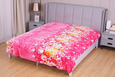 ستارجولد بطانية طبقة واحدة جودة كوريا بطانية فاخرة غائمة فائقة النعومة 100% بوليستر مناسبة للشتاء وموسم الأمطار 220×240 سم وجهين لونين