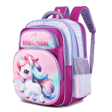 حقيبة ظهر ستارجولد للأطفال الصغار مع حزام قابل للتعديل للمدرسة مقاس 16 بوصة