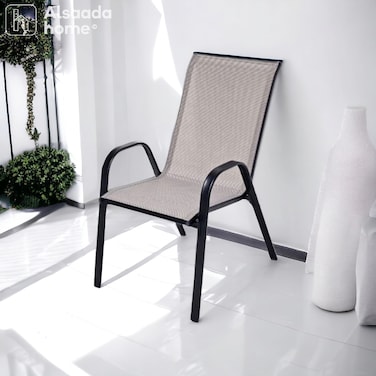 Single outdoor chair - gray