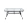 Single outdoor glass coffee table - 70-150 cm