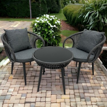 طقم طاولة شاي 2 كرسي مع طاوله