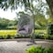 Mobile swing, 1 seat, gray, 75 x 100 x 75 cm