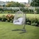 Mobile swing, 1 seat, light gray, 75 x 100 x 75 cm