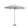 Beige folding garden umbrella, 300 x 285 cm