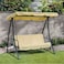 3 seater swing beige 180x200x120