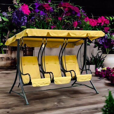 3 seater swing beige 180x220x130