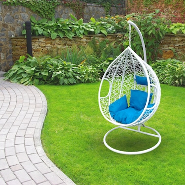 Swing 1 seat white 116x90x73