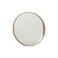 Wall mirror, light brown frame, 60 cm