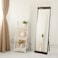 Floor mirror, brown frame, 50-165 cm