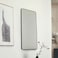Wall mirror, black frame, 140 x 70 cm