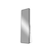 Unbreakable floor mirror, black aluminum frame, 50 x 170 cm