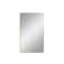 Unbreakable wall mirror, golden frame, 100 x 60 cm