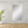 Unbreakable wall mirror, golden frame, 100 x 60 cm