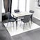 Marble Dining Table - 8 Chairs - Grey