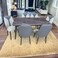 Marble dining table 8 chairs