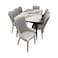 Marble dining table 8 chairs