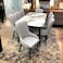 Marble dining table 8 chairs