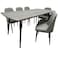 Wood dining table 8 chairs