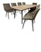 Wood dining table 8 chairs