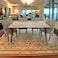Marble dining table 8 chairs