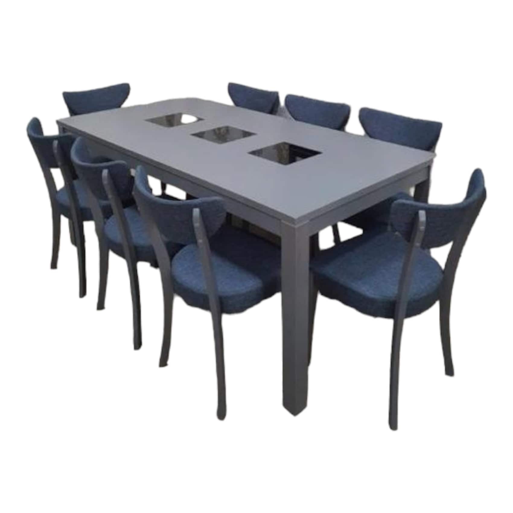 Furnitureiloilo Round Eight Seater Dining Table Seater Teak Wood - Main Image