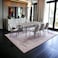 Grey Marble Dining Table - 8 Chairs