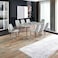 Marble dining table with 8 chairs