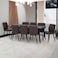 Wooden dining table with 8 chairs cafe