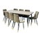 طاولة طعام خشب 8 كرسي بني