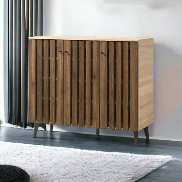 Multipurpose 3 door shoe rack