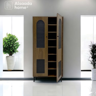 Multi-purpose shoe cabinet - 2 doors - 173X80X30 cm
