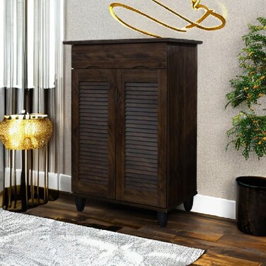 Multi-purpose shoe rack, brown, 100X40X60 cm