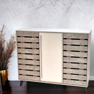 دولاب أحذية متعدد الأغراض 3 باب 120x35x95