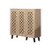 Multi-purpose shoe rack, 3 doors, beige, 91 x 34 x 90 cm