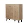 Multi-purpose shoe rack, 3 doors, beige, 91 x 34 x 90 cm