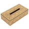 علبة مناديل خشب نقش ذهبي