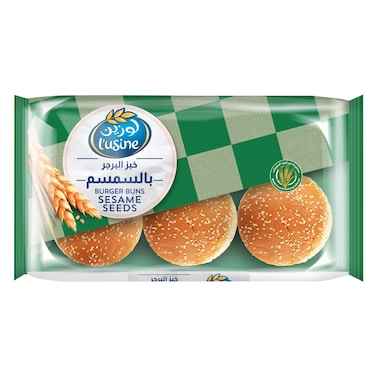 Lusine Burger Buns Sesame Seeds Bread 400g &times;6 Pieces