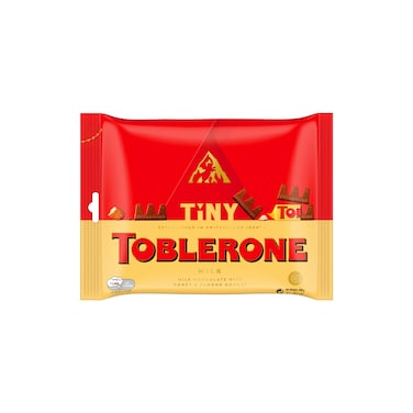Toblerone Little Minis Swiss Milk Chocolate With Honey &amp; Almond Nougat 168g