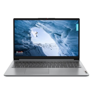 Lenovo IdeaPad 1 15IAU7 Laptop (Model: 82QD00AAAD), Intel Core i3-1215U, 4GB RAM, 256GB SSD, 15.6-Inch HD Display, Cloud Grey, Free DOS