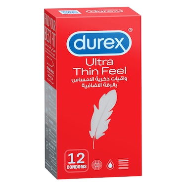 Durex Feel Thin Condom 12s