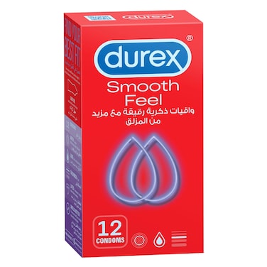 Durex Feel Smooth Condoms 12s