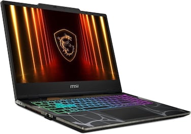 لابتوب الالعاب MSI Cyborg 15 – مع معالج Core 7-240H – ذاكرة RAM بسعة 16جيجابايت 5600MHz -DDR5 – قرص SSD بسعة 512 جيجابايت – بطاقة رسومات Nvidia GeForce RTX 5050 سعة 8 جيجابايت – بشاشة 15.6 بوصة عالية الدقة بالكامل (1920×1080) – بتردد 144هرتز – بدون نظام تشغيل (FreeDOS)