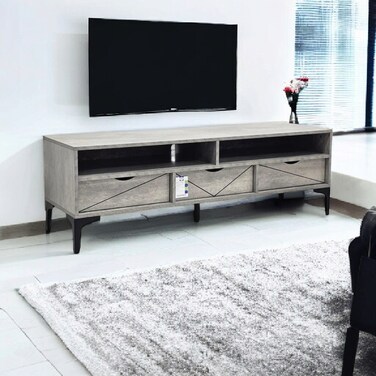 TV unit - 180 x 40 x 45 cm - grey