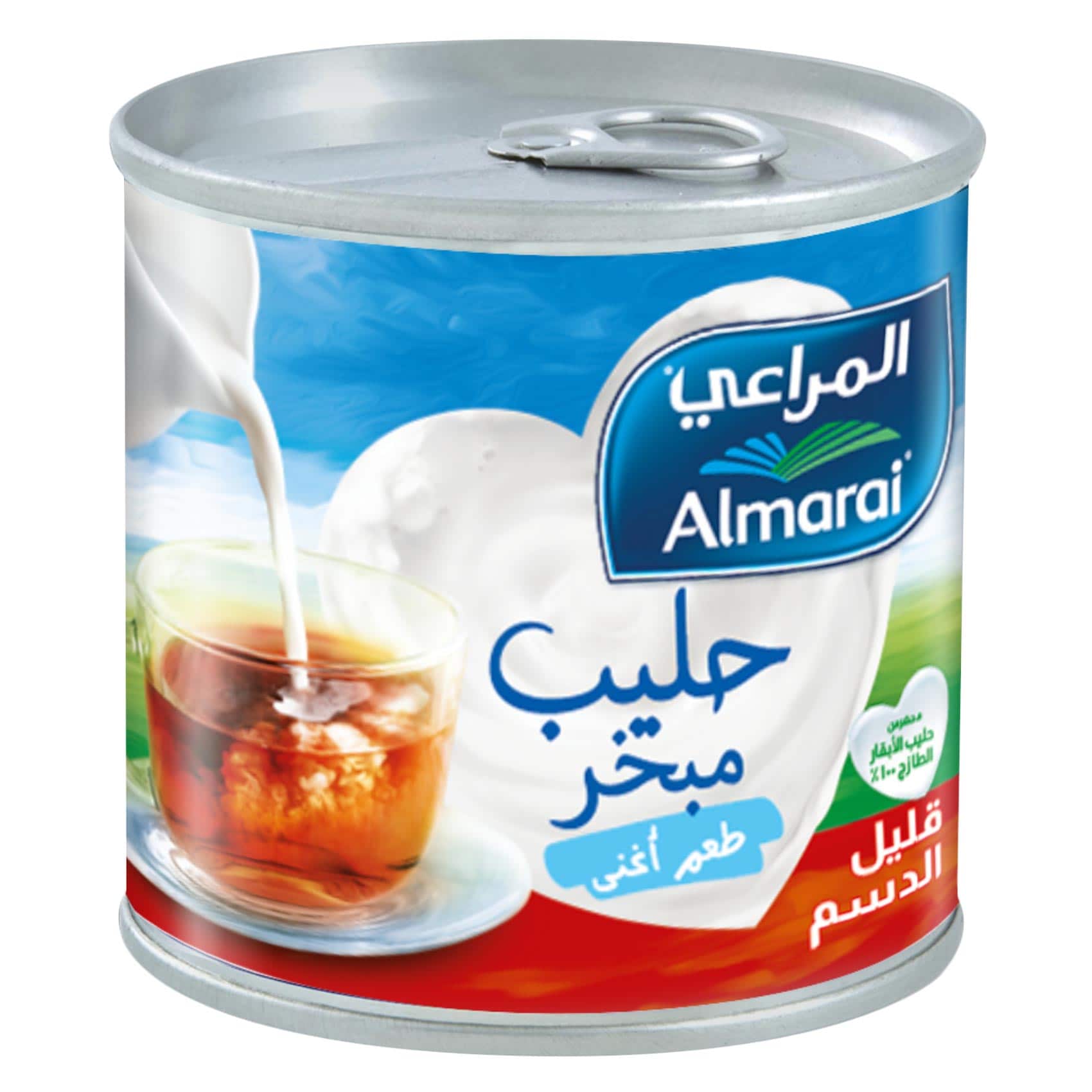 المراعي حليب مبخر قليل الدسم 170 جرام