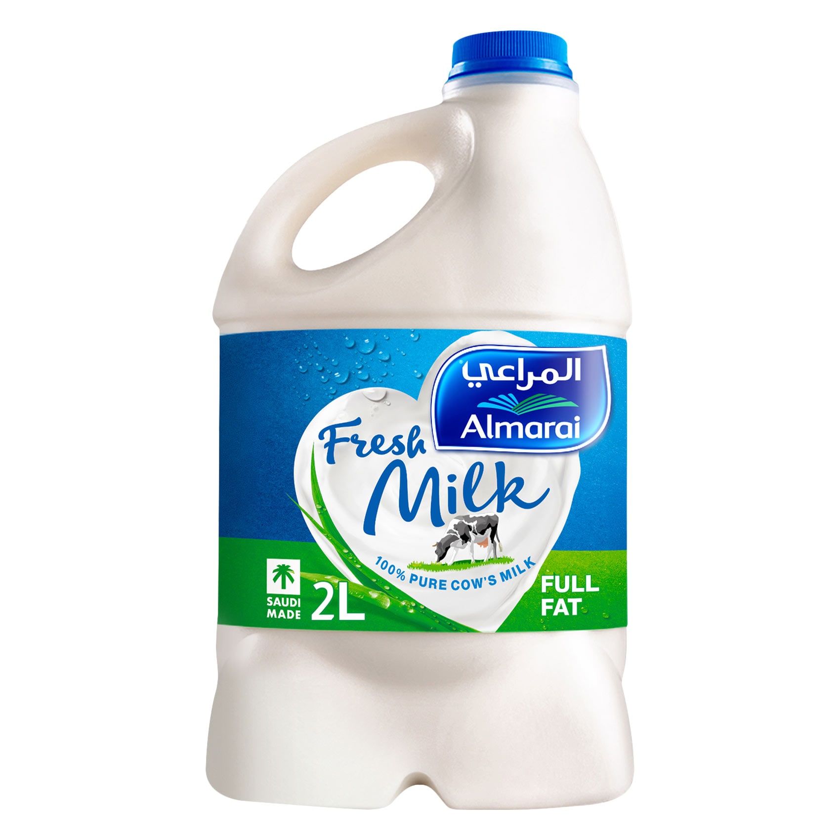 المراعي حليب طازج كامل الدسم 2 لتر